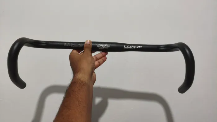 Guidão 420mm flare/expansão 15º lunje