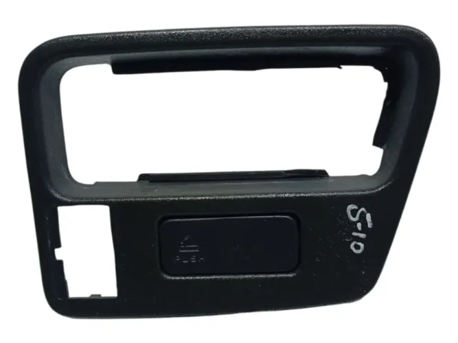 Moldura Maçaneta Interna Botão E Cinzeiro Gm S10 1995 2002 Preto