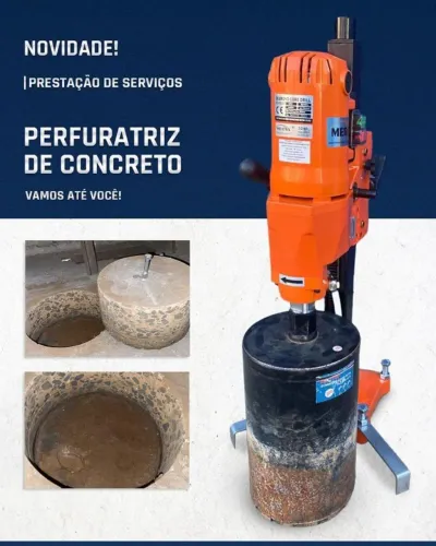 PERFURADORAS DE CONCRETO - MARCA (MERAX) - Z1Z-CF02-255 - Perfuração até Ø 255mm