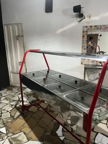 Self Service 8 Cubas com tampa de vidro