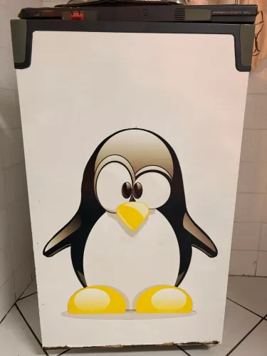 Freezer cônsul adesivado