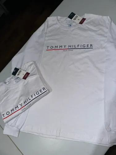 Manga Longa Tommy Hilfiger Branca