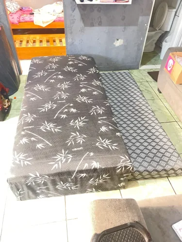 Cama box solteiro com cama auxiliar