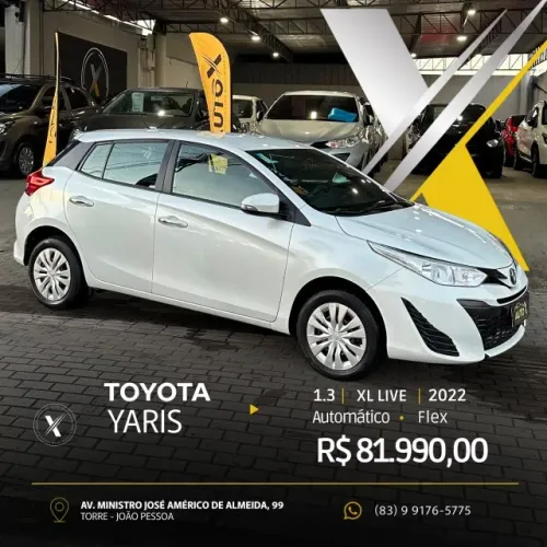 Toyota Yaris Live 1.3 Flex 16V 5P AUT 2022