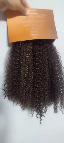 Cabelo - Aplique / extenção de cabelo tic tac - Cachos de Ouro 