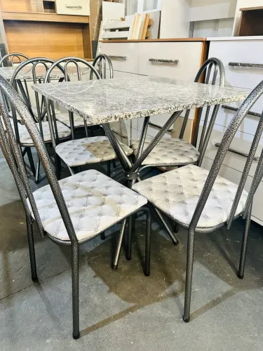 Mesa granito com cadeiras / NOVO / entregamos