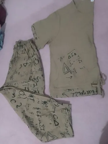 Conjunto feminino canelado "malha Crepe" tamanho M forma grande 