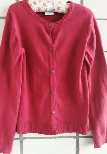 Cardigan Infantil Vermelho