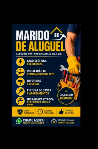 Serviço de Marido de aluguel. Orçamento Gratuito