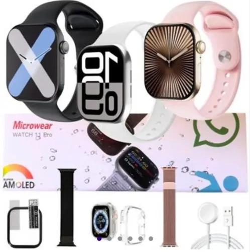 RELÓGIO SMARTWATCH W11 PRO SÉRIE 11 47MM - CASE + PELÍCULA 