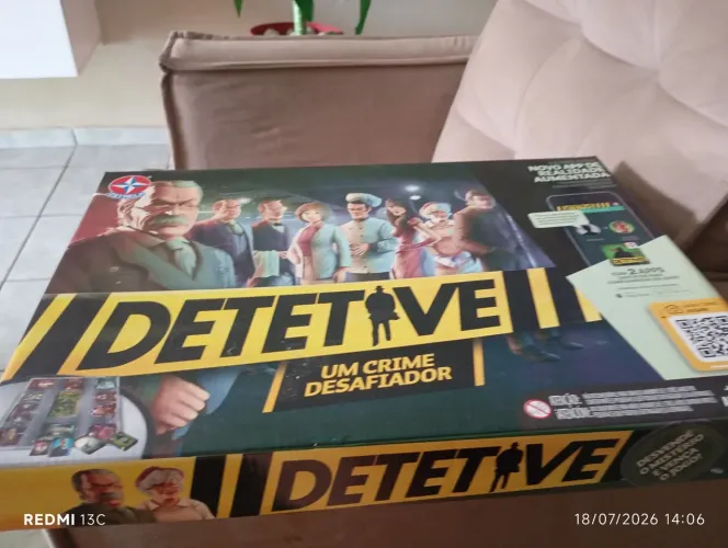 Jogo detetive novo só foi aberto uma vez