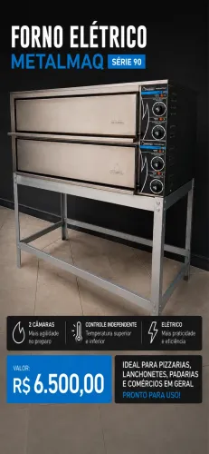 Forno de pizza a gás