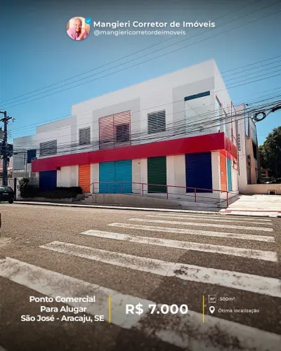 Ponto Comercial para aluguel com 500m² no bairro São José