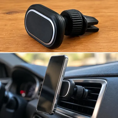 Suporte magnético para celular no carro