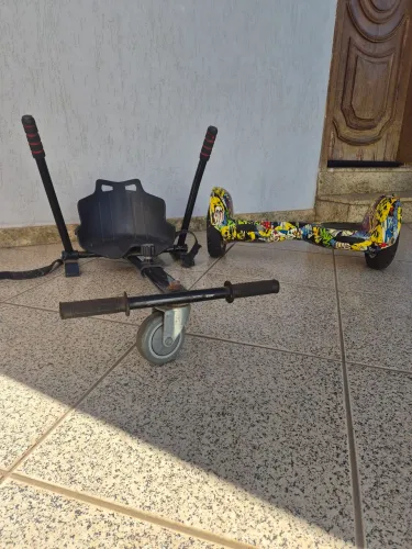 Hoverboard usado- Com carrinho acoplador
