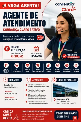 Agente de Atendimento | Cobrança - ATIVO
