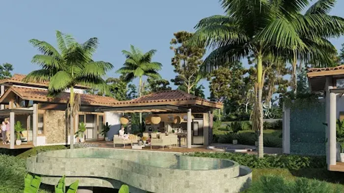 Terreno com vista mar, projeto aprovado, Condomínio Casas do Morro, Geribá
