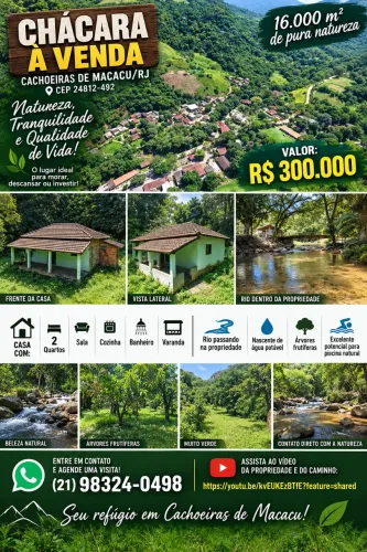 Chácara com uma casa