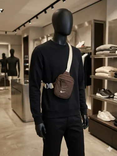 Shoulder bag marron com off white!