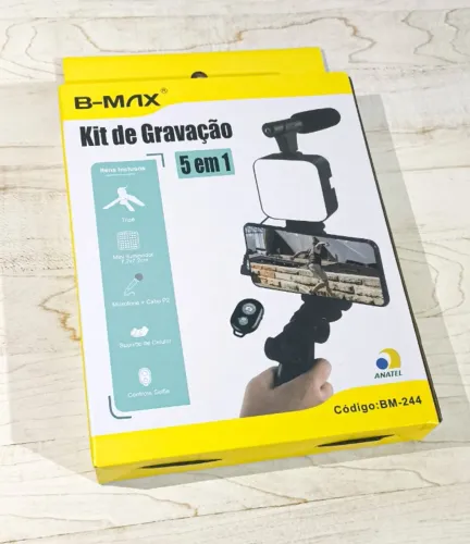 kit de gravação 5 em 1 b-max