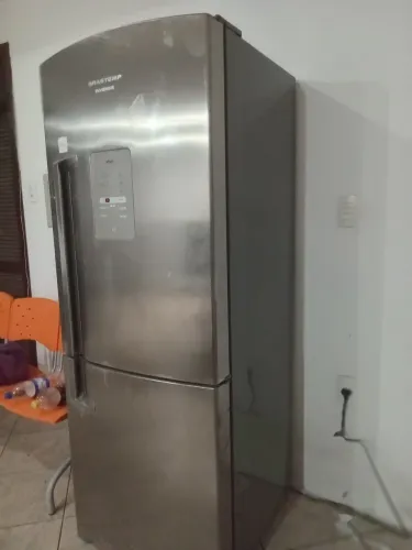 Geladeira fross free brastemp active inverser 447 litros  inox ( $$ 9999) 
