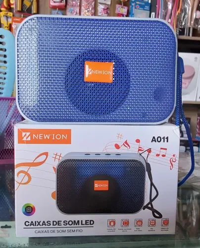 Caixa Som com led Bluetooth