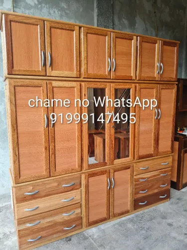 Guarda roupa de casal 6 portas de angelim frete grátis