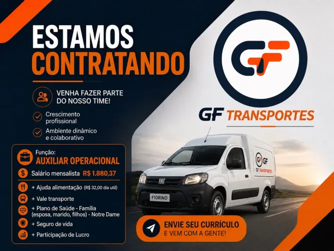 Vaga de Aux Operacional