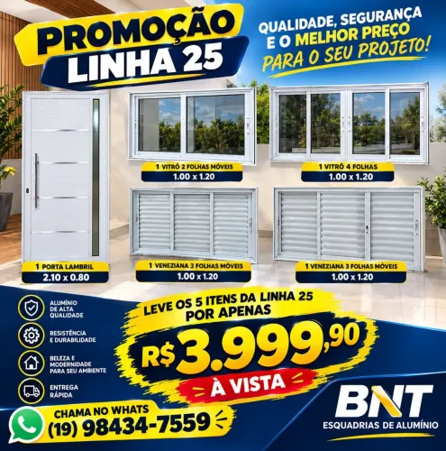 KIT CASA COMPLETO ALUMINIO BRANCO!