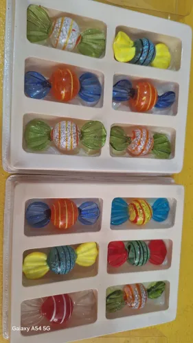 Pedrinhas vidrificadas bombons