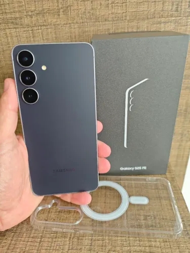 Samsung Galaxy S25 FE completo nota fiscal 11 meses garantia