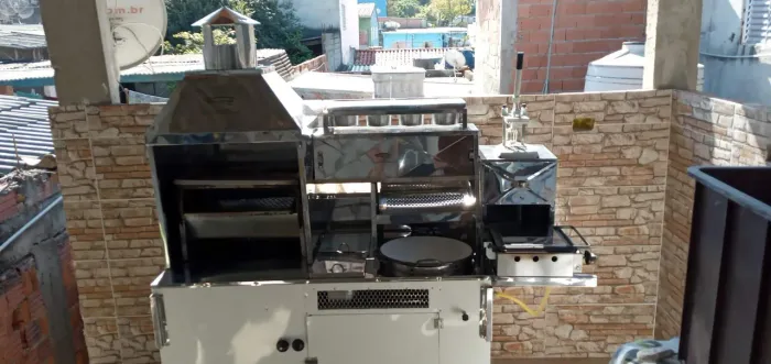 Carrinho para lanches 5 em 1