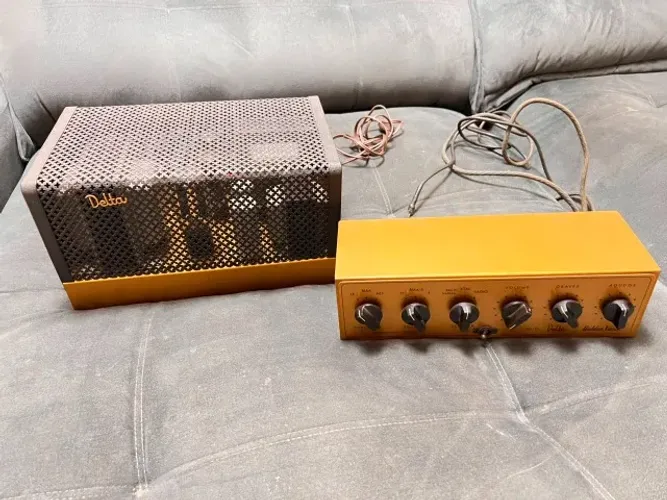 Amplificador valvulado mono bloco delta IMPECÁVEL