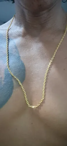 Cordão banhado a ouro 18 k