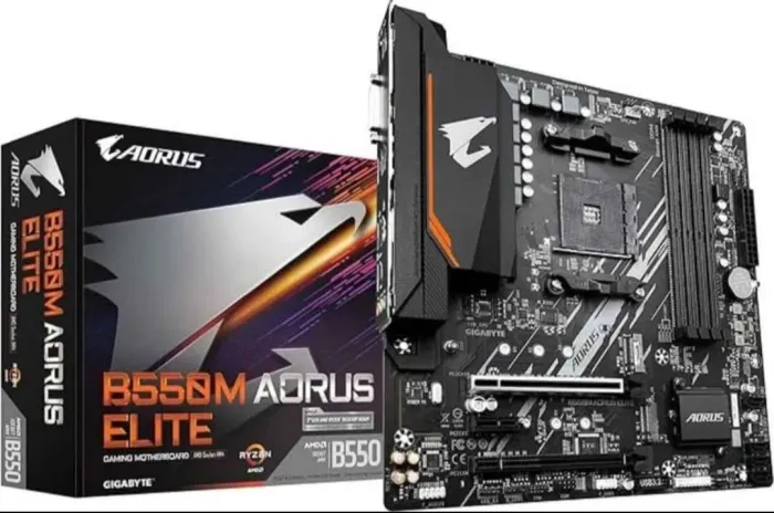 Placas-mãe B550 aorus elite<br>B550M AORUS ELITE (Rev. 1.3)