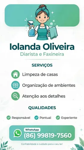 Diárias e faxinas