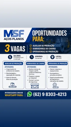 Auxiliar de produção 