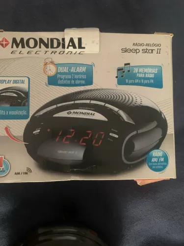 Rádio Relógio Mondial sleep star II