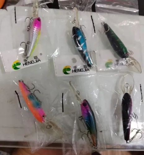 6 iscas meia água profunda 9 cm 50 reais