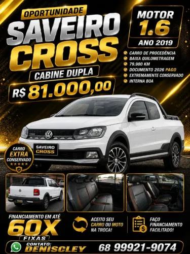 Volkswagen Saveiro Cross 1.6 T.flex 16V CD 2019