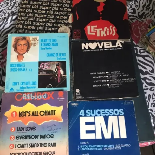 LOTE Apenas capa compactos vinil