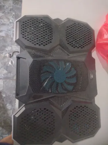 Suporte refrigerador de 6 fan para notebook com led catech usb