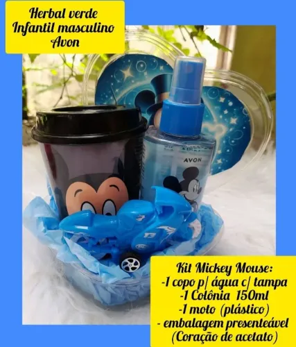 Kit Infantil Masculino Mickey Mouse