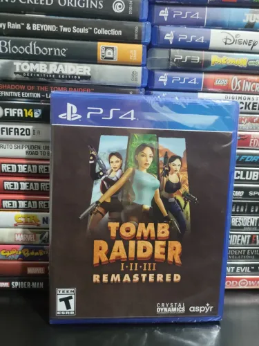 Tomb Raider I, II e III (Lacrado) Jogo PS4