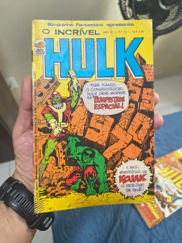 O Incrível Hulk 14 Bloch, raro