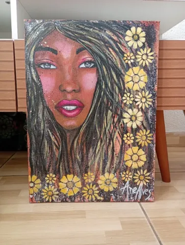 Telas pintadas a mão