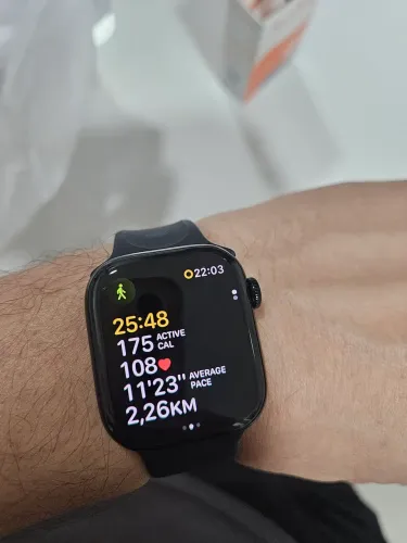 Apple watch 11 series 42mm pulseira P/M  na garantia seminovo