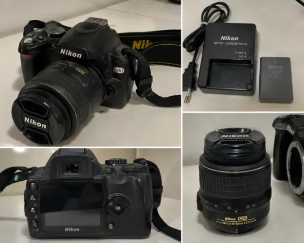 Camera DSLR Nikon D60 + Lente