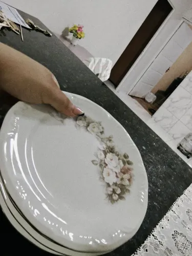 Jogo de parto de sobremesa de porcelanato