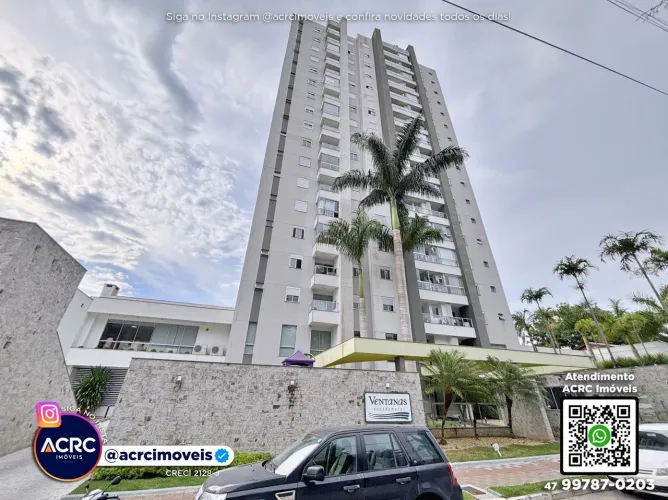 ACRC Imóveis - AP10610 - Apartamento para Locação no Bairro Boa Vista em Blumenau